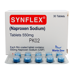 Synflex Tablets 550mg (1 Strip = 10 Tablets)