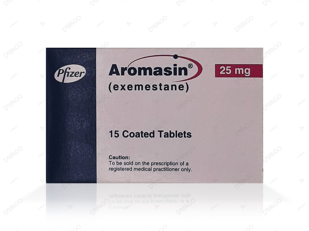 Aromasin Tablets 25mg (1 Box = 1 Strip)(1 Strip = 15 Tablets)