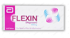 Flexin Tablets 500mg (1 Strip = 10 Tablets)