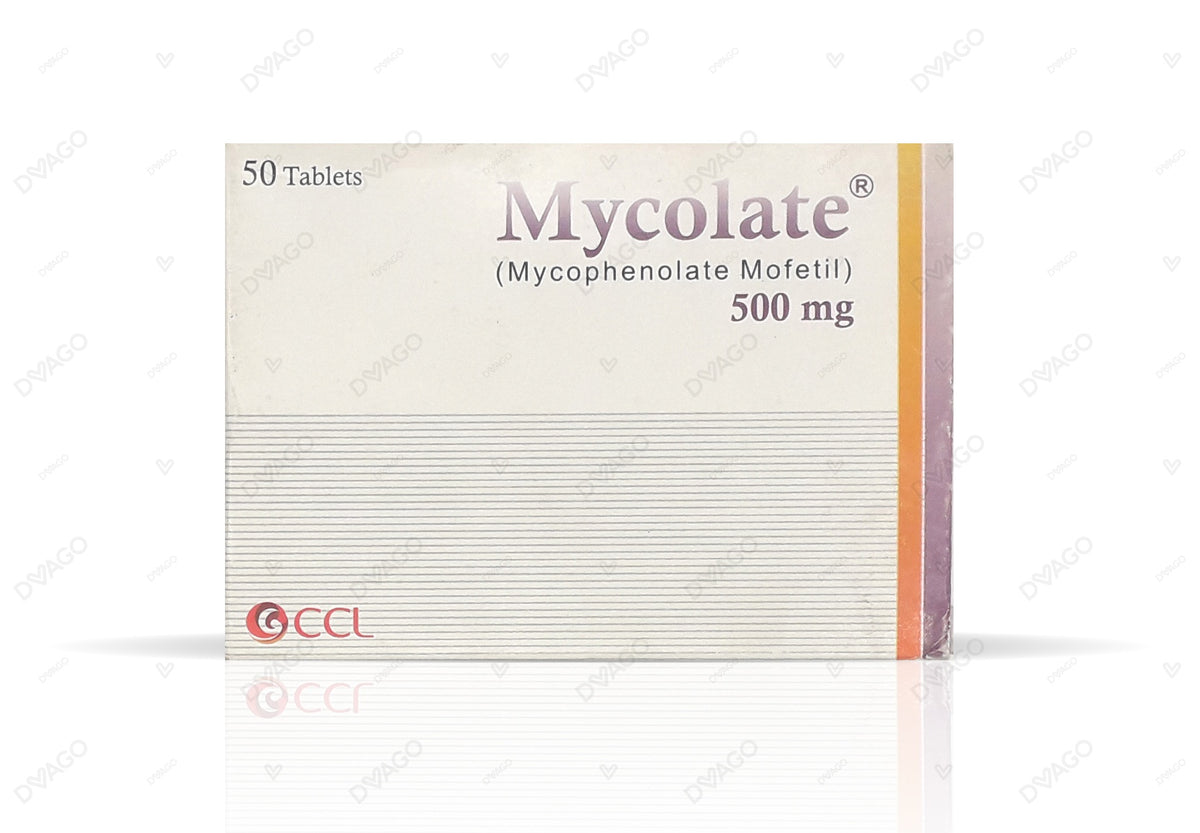 Mycolate Tablets 500mg (1 Strip = 10 Tablets)