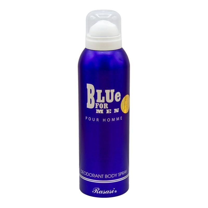 RASASI DEODORANT BLUE FOR MEN 200 ML Default Title - MamasJan Grocery Nonfood
