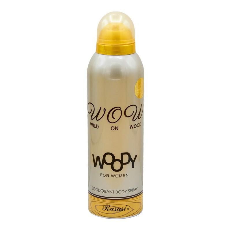 RASASI DEODORANT WOW WOODY FOR WOMEN 200 ML Default Title - MamasJan Grocery Nonfood