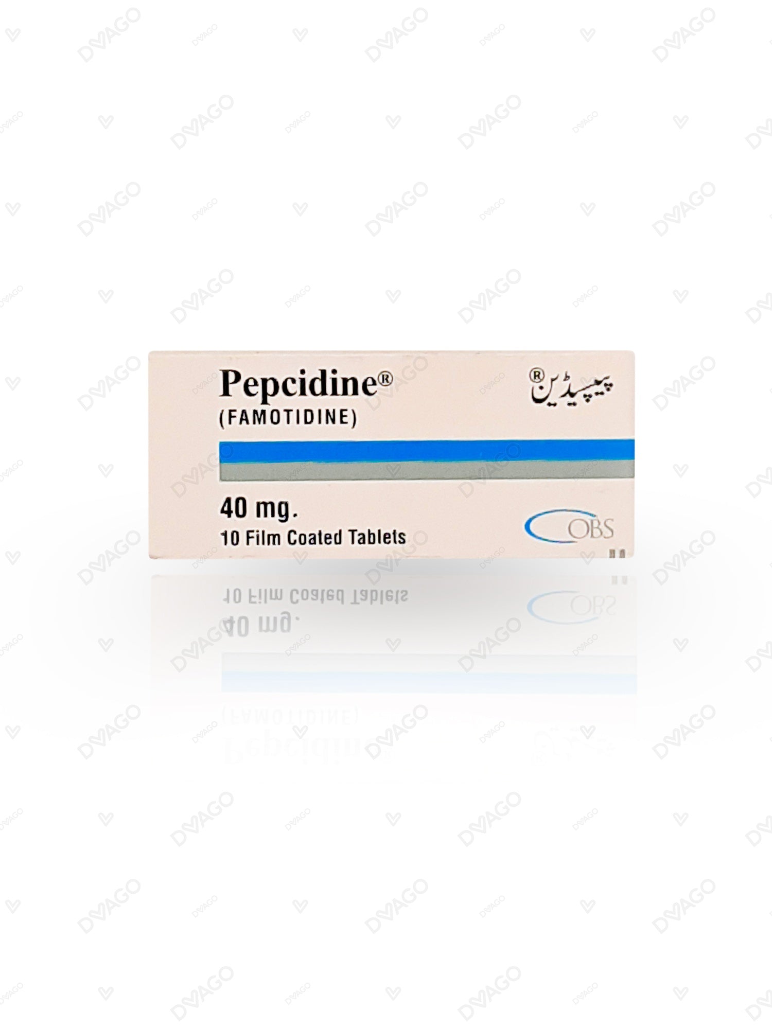 Pepcidine Tablets 40mg (1 Box = 1 Strip)(1 Strip = 10 Tablets)