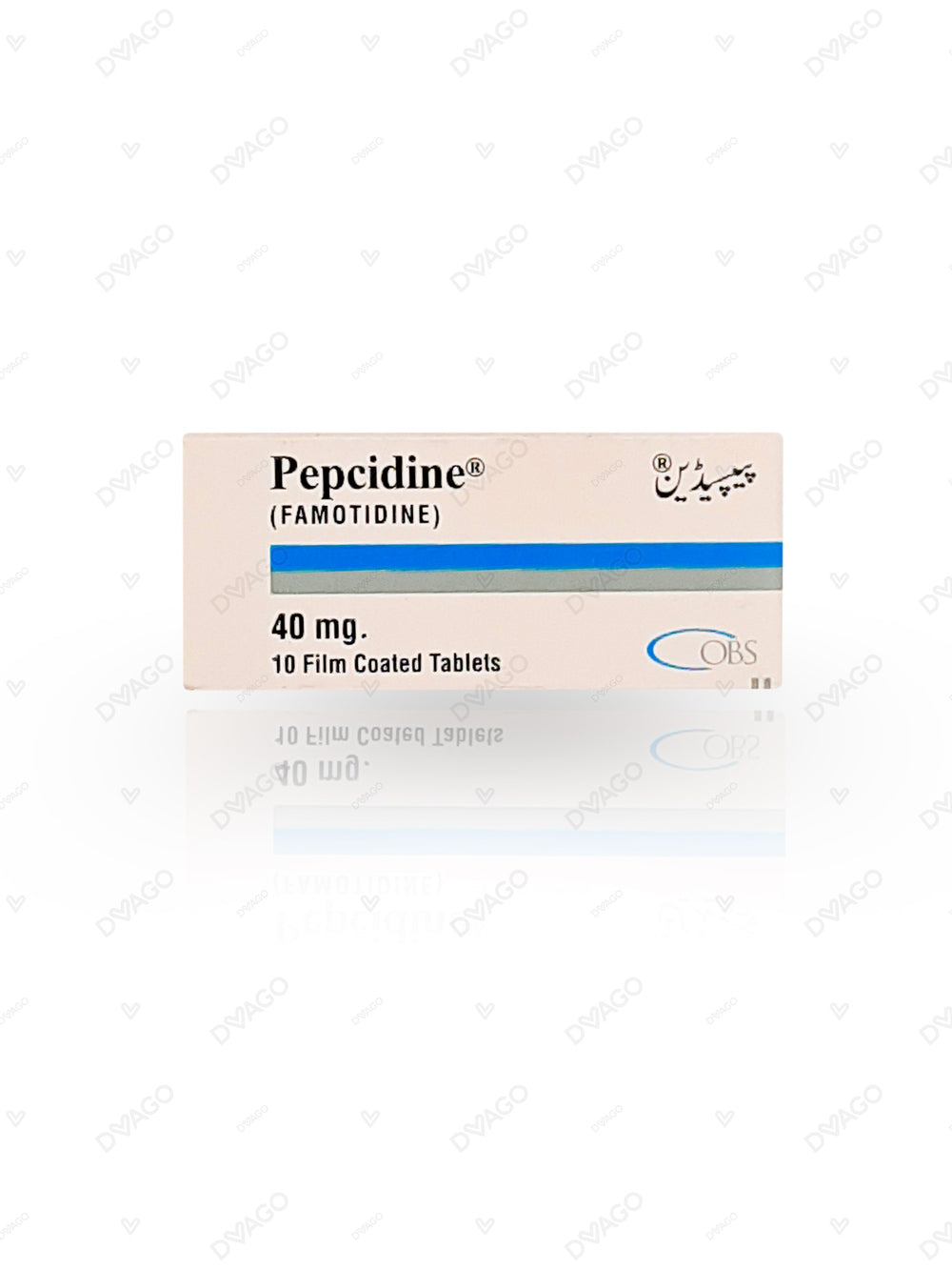 Pepcidine Tablets 40mg (1 Box = 1 Strip)(1 Strip = 10 Tablets)