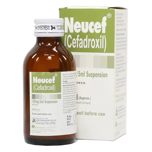 Neucef 60ml Suspension 125mg/5ml