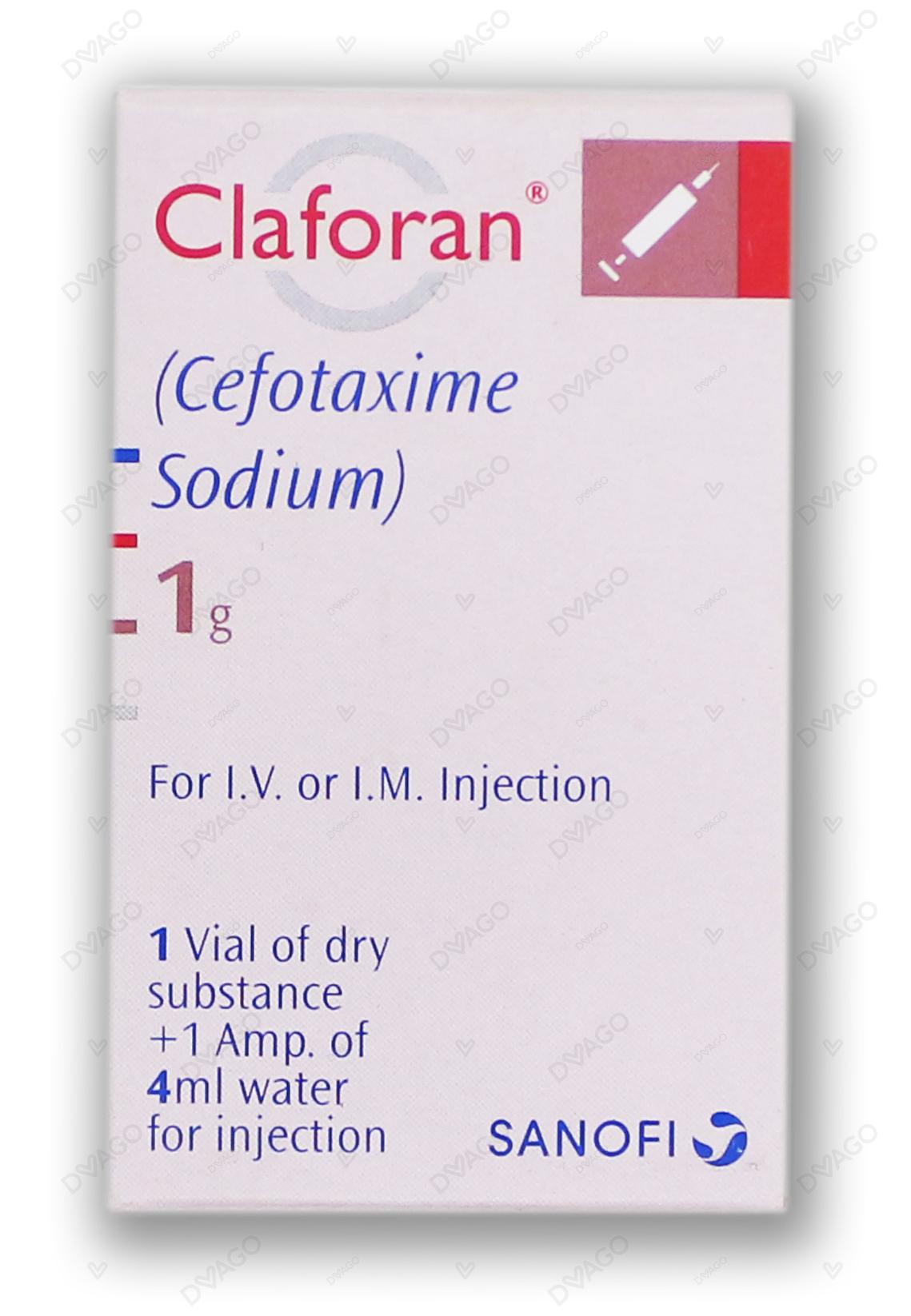 Claforan Iv/Im Injection 1g (1 Box = 1 Injection)