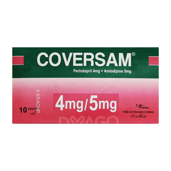 Coversam Tablets 4mg/5mg (1 Box = 1 Strip)(1 Strip = 10 Tablets)