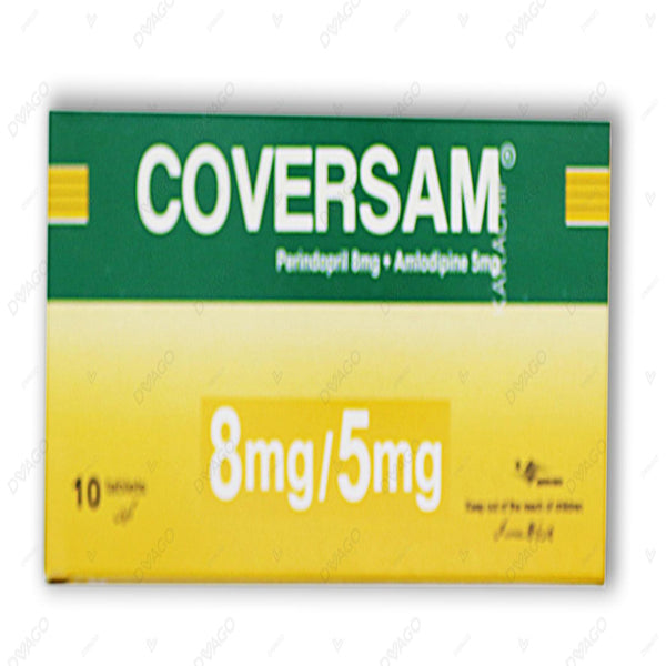 Coversam Tablets 8mg/5mg (1 Box = 1 Strip)(1 Strip = 10 Tablets)