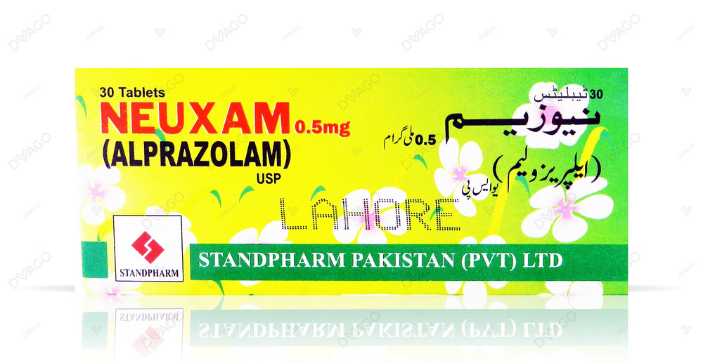 Neuxam Tablets 0.5mg (1 Box = 30 Tablets)