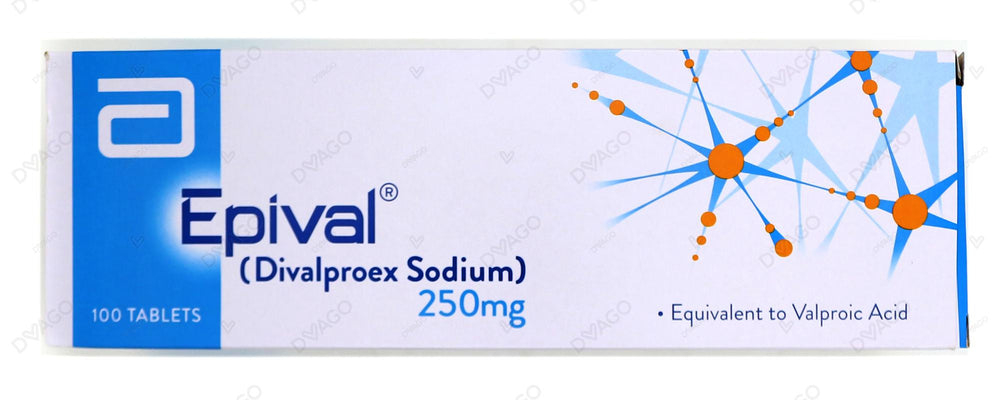 Epival Tablets 250mg (1 Box = 10 Strips) (1 Strip = 10 Tablets)