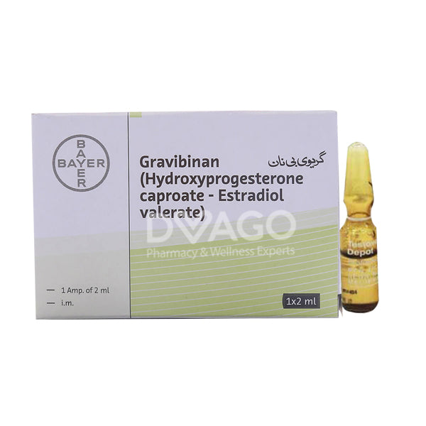 Gravibinan Im Injection 5mg/2ml  (1 Box = 1 Injection)