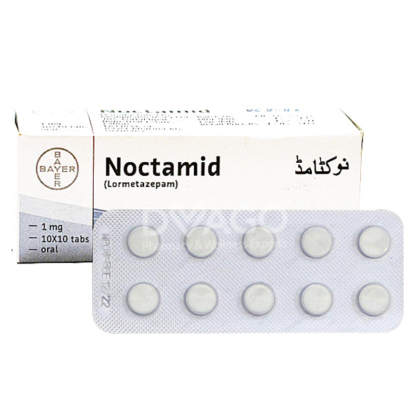 Noctamid Tablets 1mg (1 Strip = 10 Tablets)