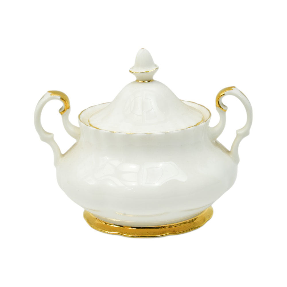 SUGAR POT ROYAL ALBERT VALDOR/LARGE Default Title - MamasJan Crockery