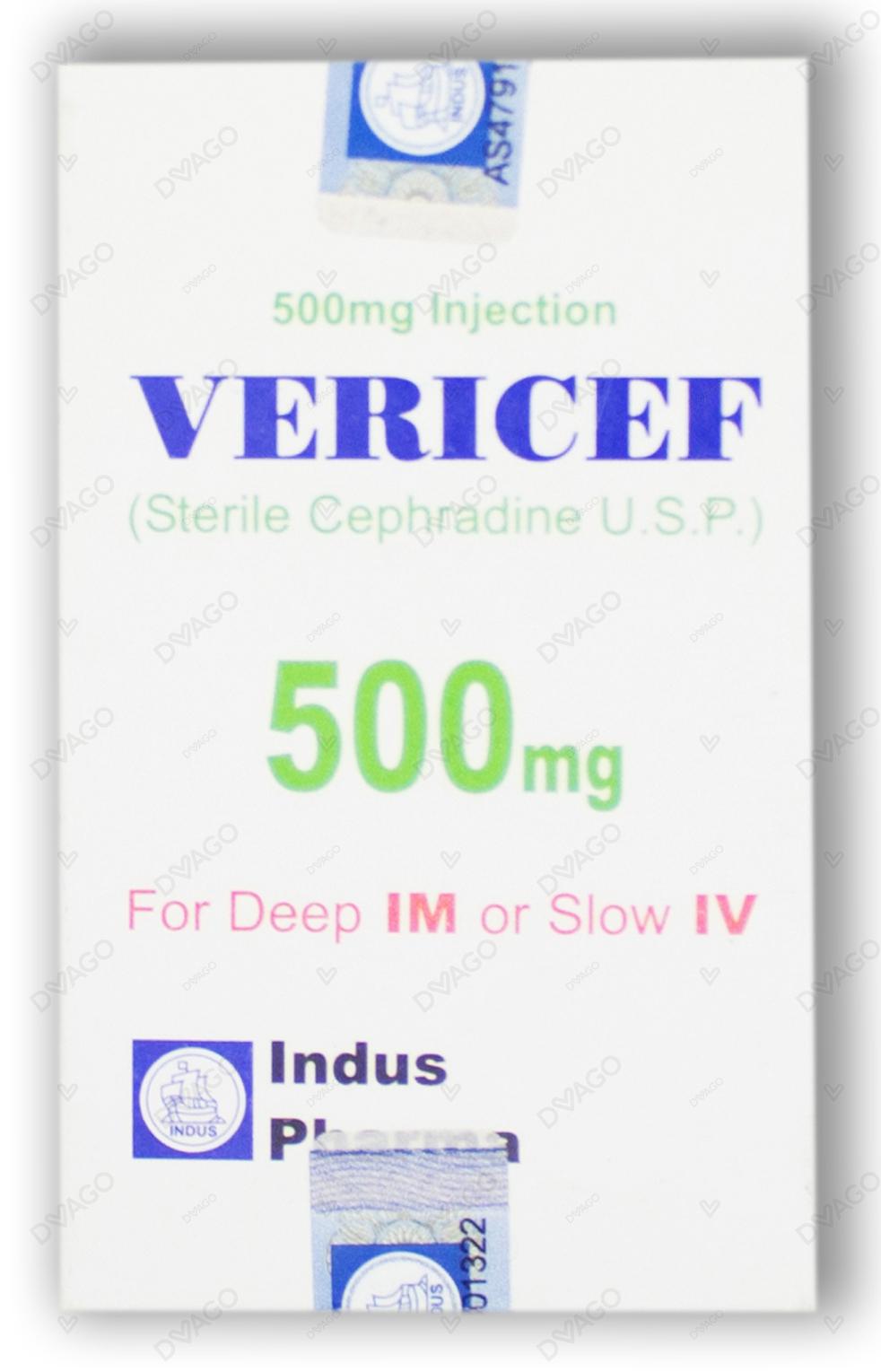 Vericef Im/Iv Injection 500mg (1 Box = 1 Injection)