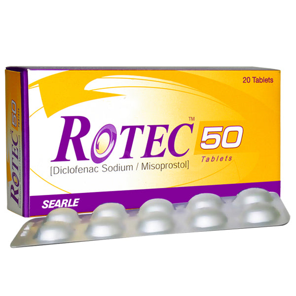 Rotec Tablets 50mg (1 Strip = 10 Tablets)