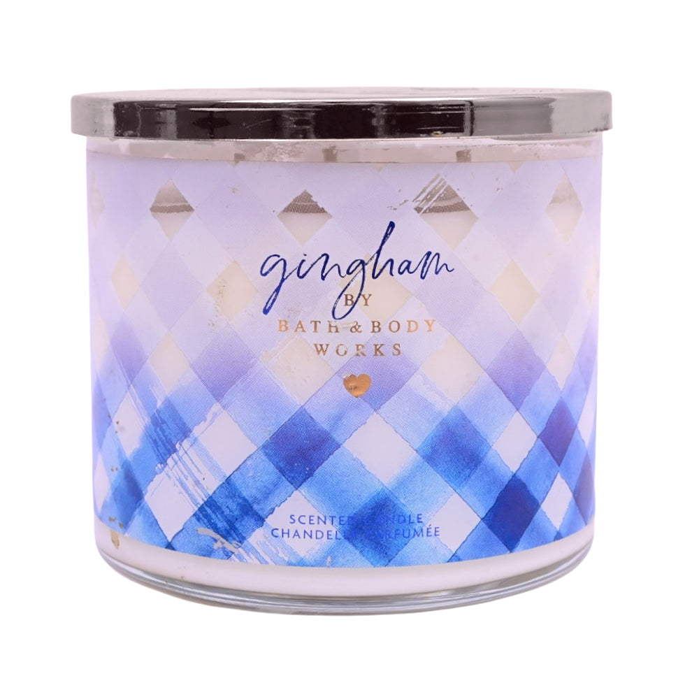 BBW BODY CANDLE 3 WICK WHITE GARDENIA 411 GM Default Title - MamasJan Makeup