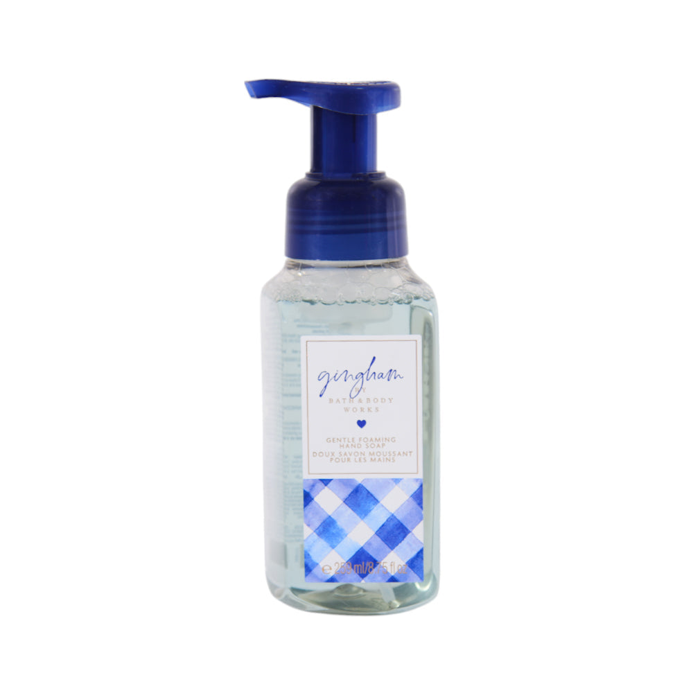 BBW BODY GENTLE & CLEAN FOAMING HAND SOAP GINGHAM 259 ML Default Title - MamasJan Makeup