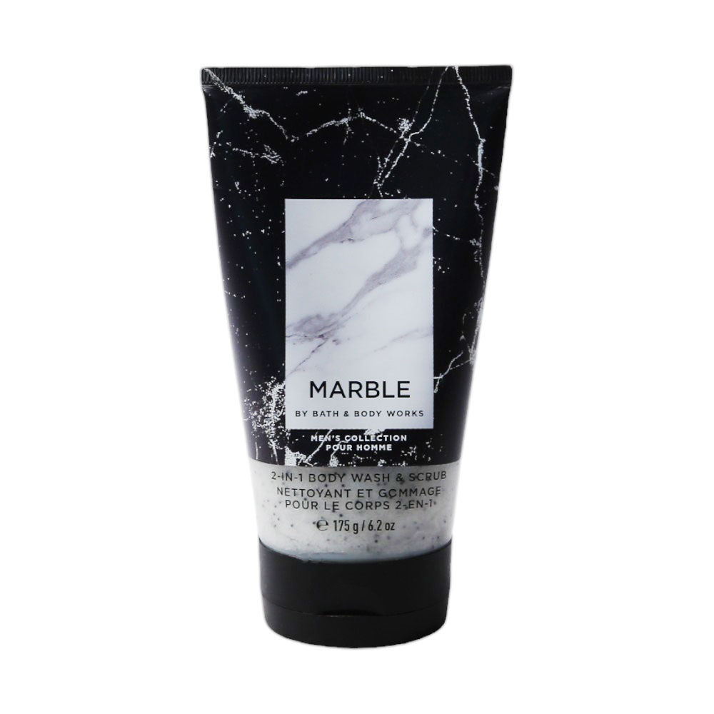 BBW MARBLE 2 IN 1 BODY WASH & SCRUB 175G Default Title - MamasJan Makeup