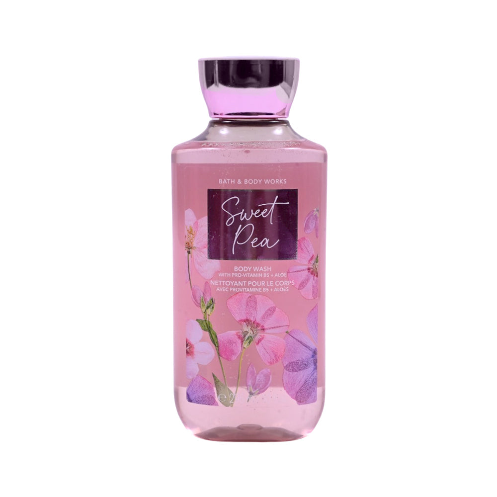 BBW SWEET PEA WITH PRO-VITAMIN B5+ALOE SHOWER GEL 295ML Default Title - MamasJan Makeup