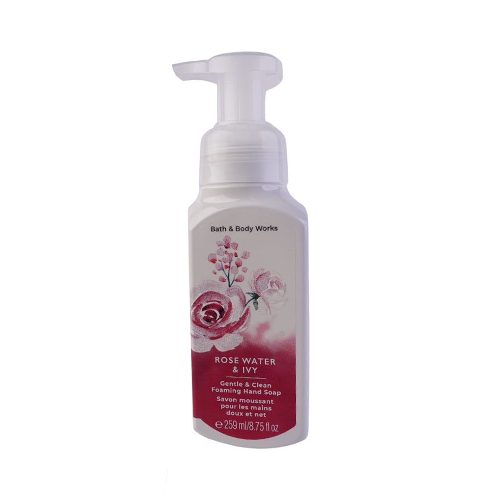 BBW ROSE WATER & IVY HAND WASHES - GENTLE FOAMING 259ML Default Title - MamasJan Makeup