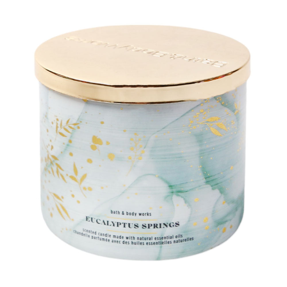 BBW EUCALPTUS SPRINGS SCENTED CANDLE 411G Default Title - MamasJan Makeup