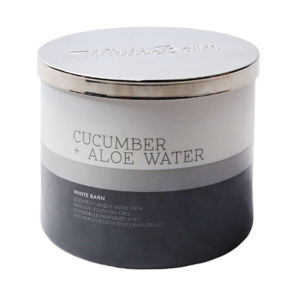 BBW CUCUMBER+ALOE WATER SENTED CANDLE 411G Default Title - MamasJan Makeup