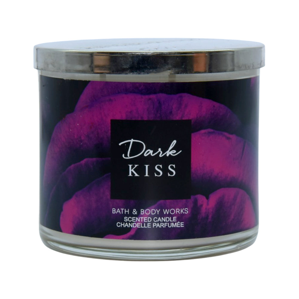 BATH & BODY WORKS DARK KISS SCENTED CANDLE 411 G Default Title - MamasJan Makeup