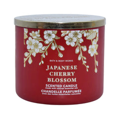 BATH & BODY WORKS JAPENES CHERRY BLOSSOM SCENTED CANDLE 411 Default Title - MamasJan Makeup