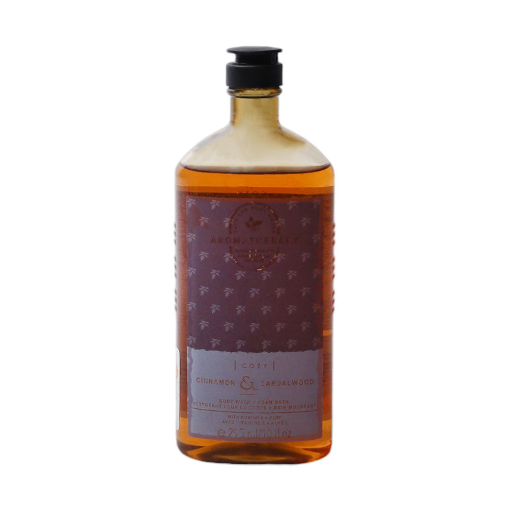 BBW AROMATHERAPY CINNAMON & SANDAL WOOD BODY WASH 295ML Default Title - MamasJan Makeup