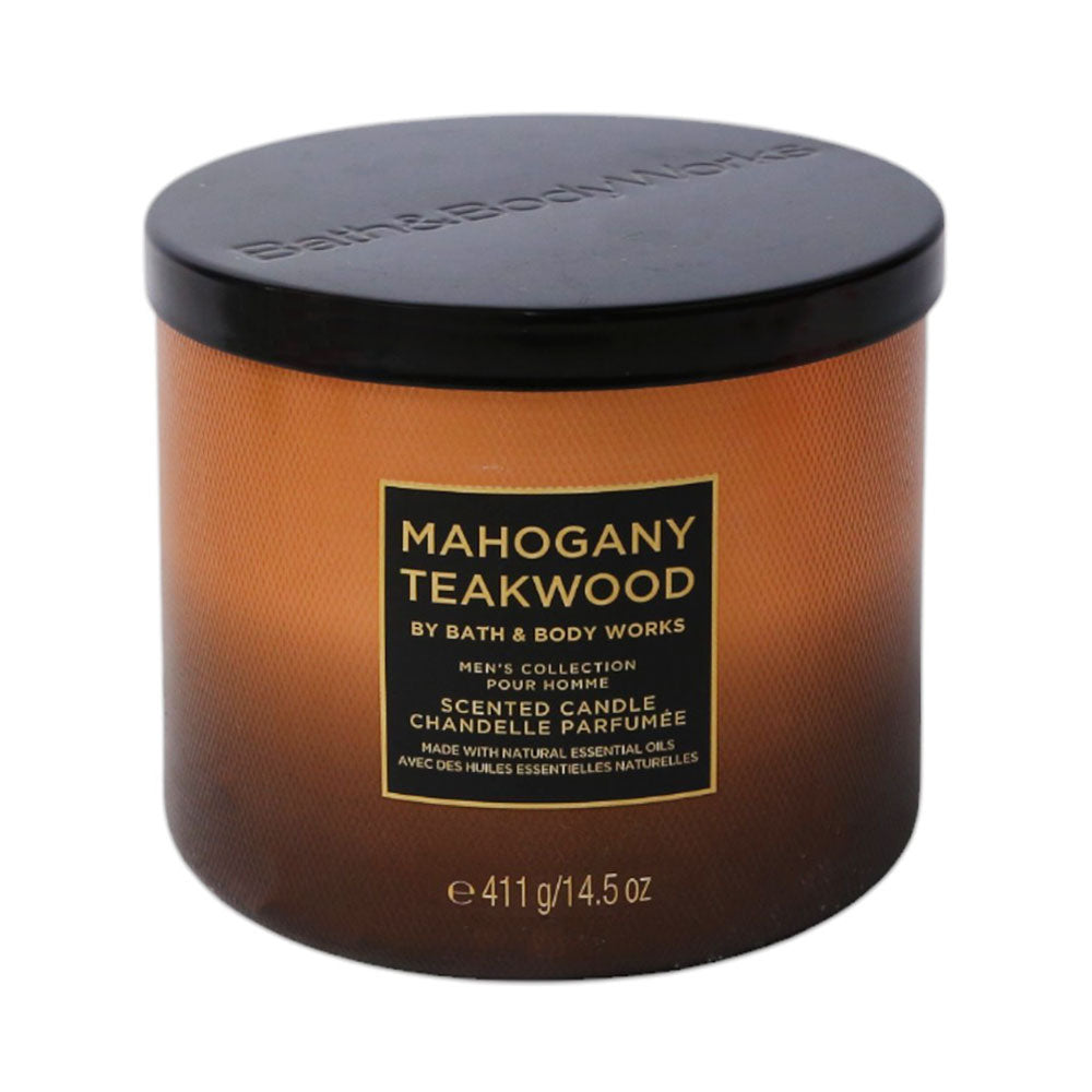 BBW MAHOGANY TEAWOOD SECENTED CANDLE 411G Default Title - MamasJan Makeup