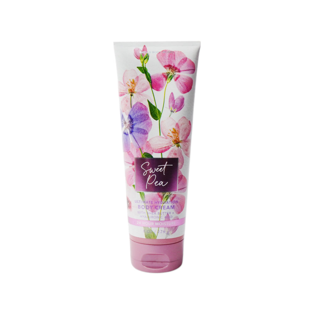 BBW BODY CREAM SWEET PEA 226G Default Title - MamasJan Makeup