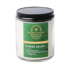 BBW SINGLE WICK CANDLE EUCALYPTUS+SPEARMINT 198G Default Title - MamasJan Makeup
