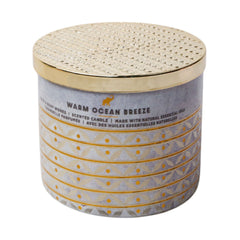 BBW CANDLE 3 WICK WARM OCEAN BREEZE 411 G Default Title - MamasJan Makeup
