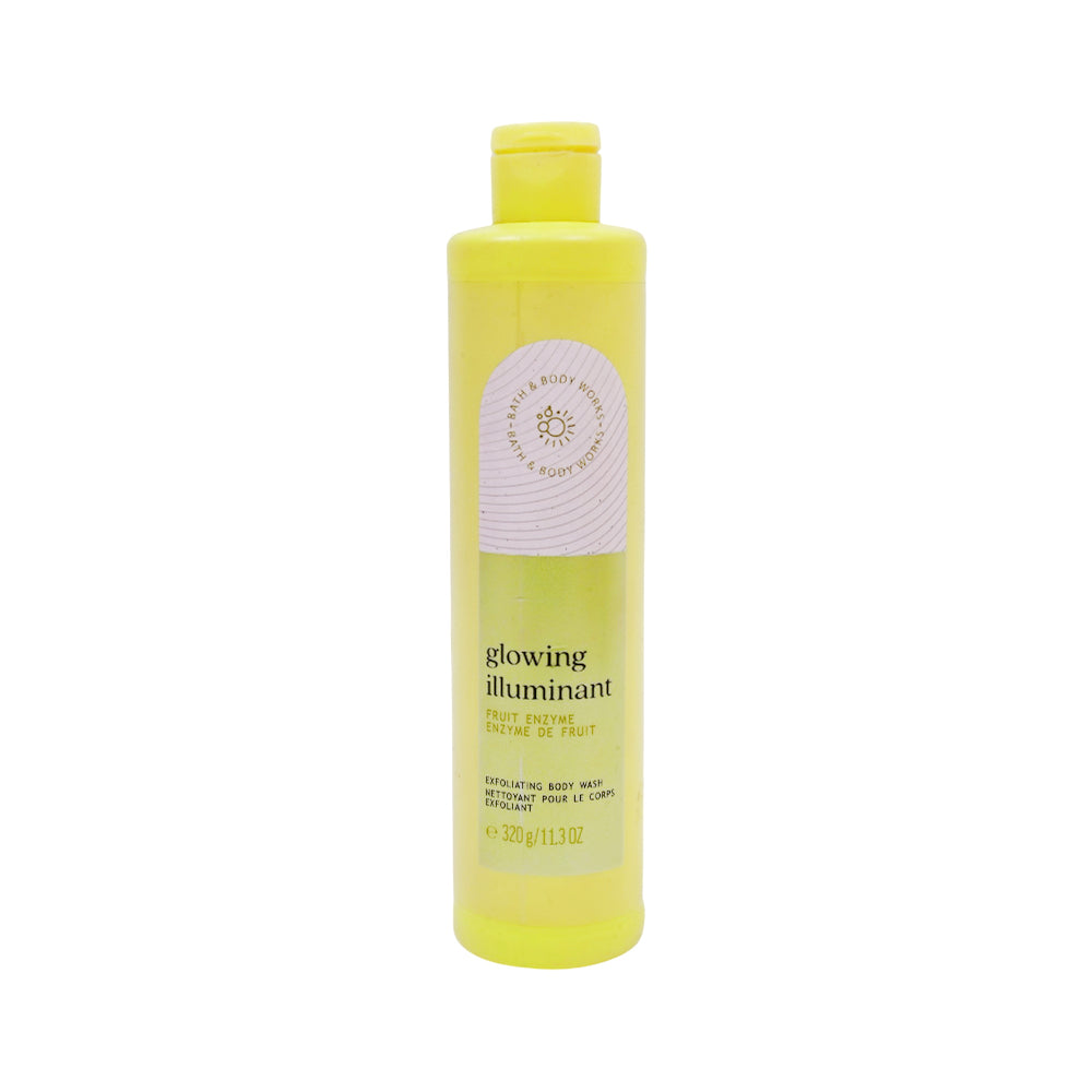 BBW GLOWING ILLUMINATE EXFOLATING BODY WASH 320 GM Default Title - MamasJan Makeup