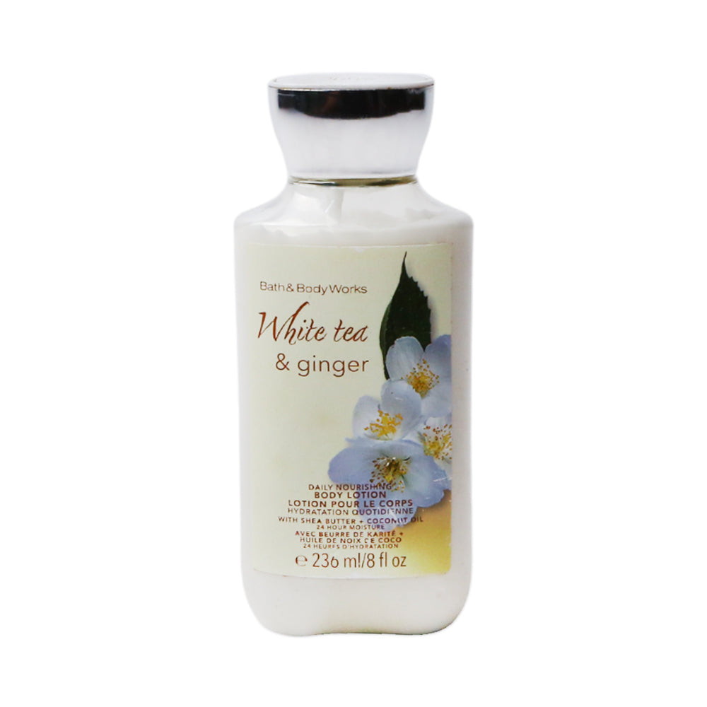 BATH & BODY WORKS BODY LOTION WHITE TEA & GINGER 236 ML Default Title - MamasJan Makeup