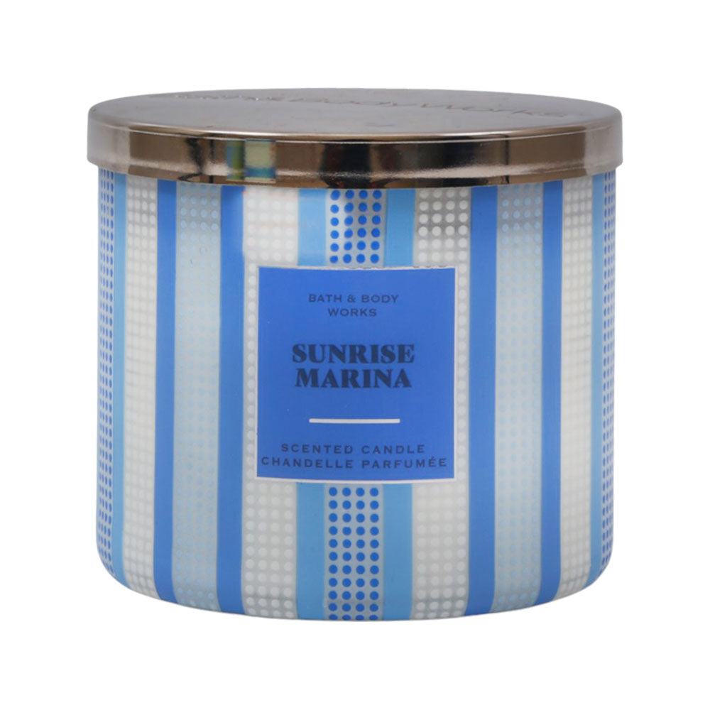 BBW CANDLE 3 WICK SUNRISE MARINA 411 G Default Title - MamasJan Makeup