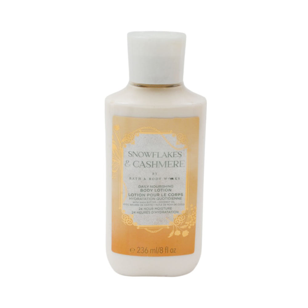 BATH & BODY WORKS SNOWFLAKES & CASHMERE BODY LOTION 236ML Default Title - MamasJan Makeup