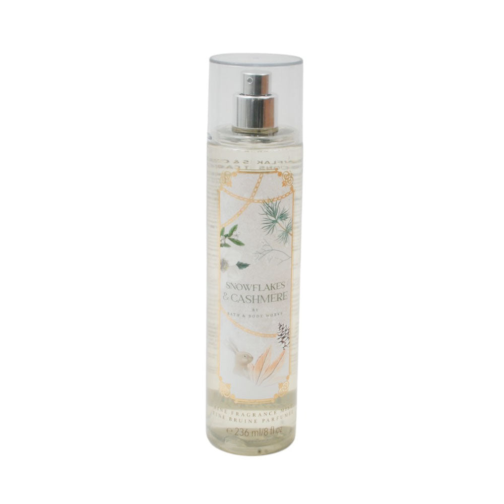 BATH & BODY WORKS SNOWFLAKES & CASHMERE BODY MIST 236ML Default Title - MamasJan Makeup
