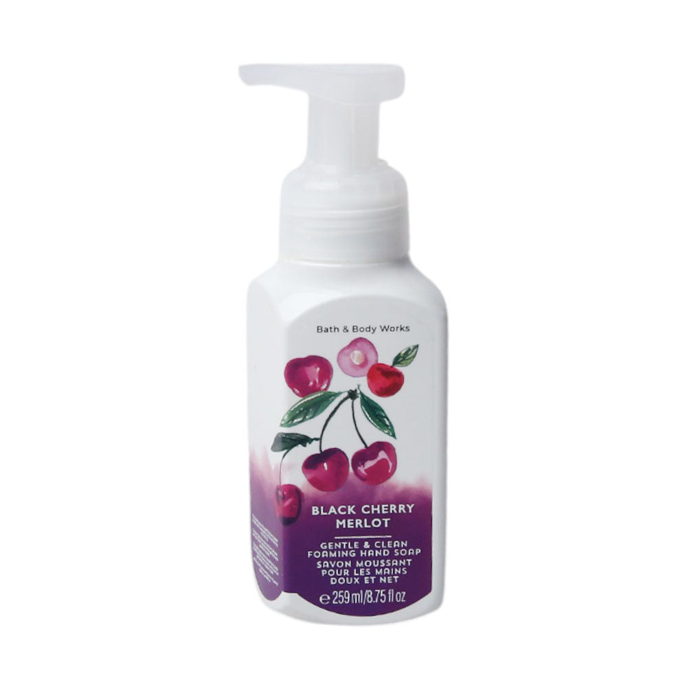 BBW GENTLE CLEAN FOAMING HAND SOAP BLACK CHERRY MERLOT 259ML Default Title - MamasJan Makeup