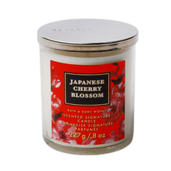 BBW SINGLE WICK CANDLE JAPNEES CHERRY BLOSSOM 227G Default Title - MamasJan Makeup