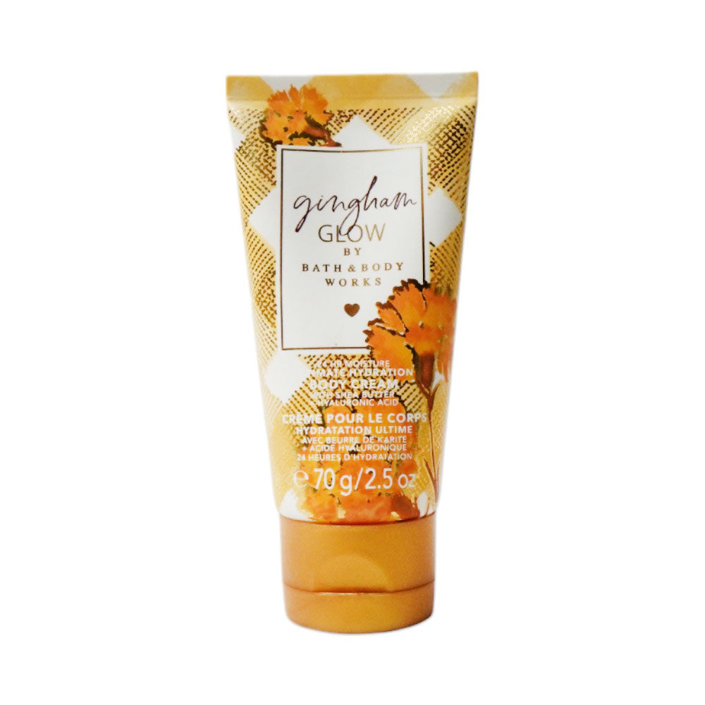 BATH & BODY WORKS BODY CREAM GINGHAM GLOW 70G Default Title - MamasJan Makeup