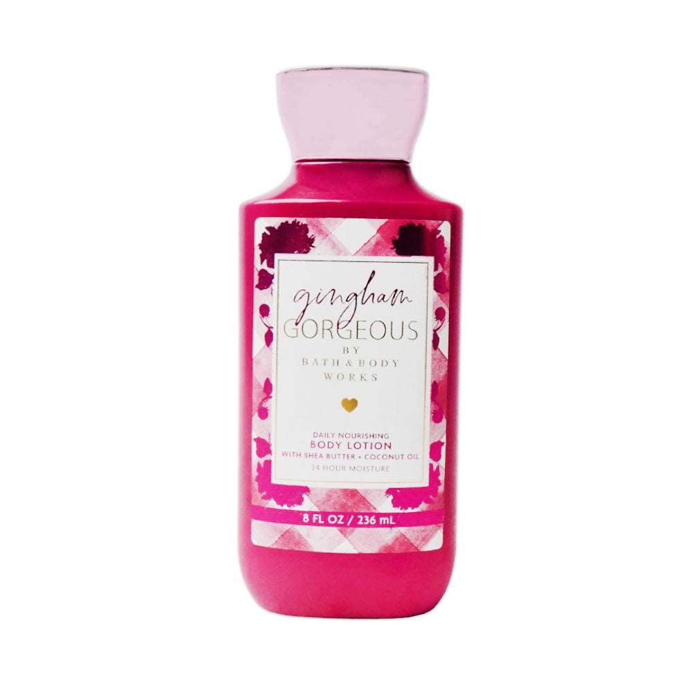 BBW BODY LOTION GINGHAM GORGEOUS 236ML Default Title - MamasJan Makeup