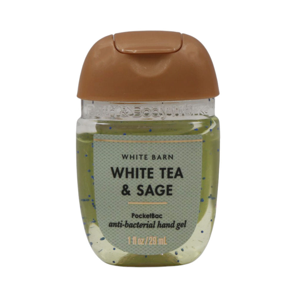 BATH & BODY WORKS HAND SANITIZERS WHITE TEA & SAGE 29ML Default Title - MamasJan Makeup