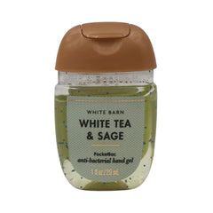 BATH & BODY WORKS HAND SANITIZERS WHITE TEA & SAGE 29ML Default Title - MamasJan Makeup