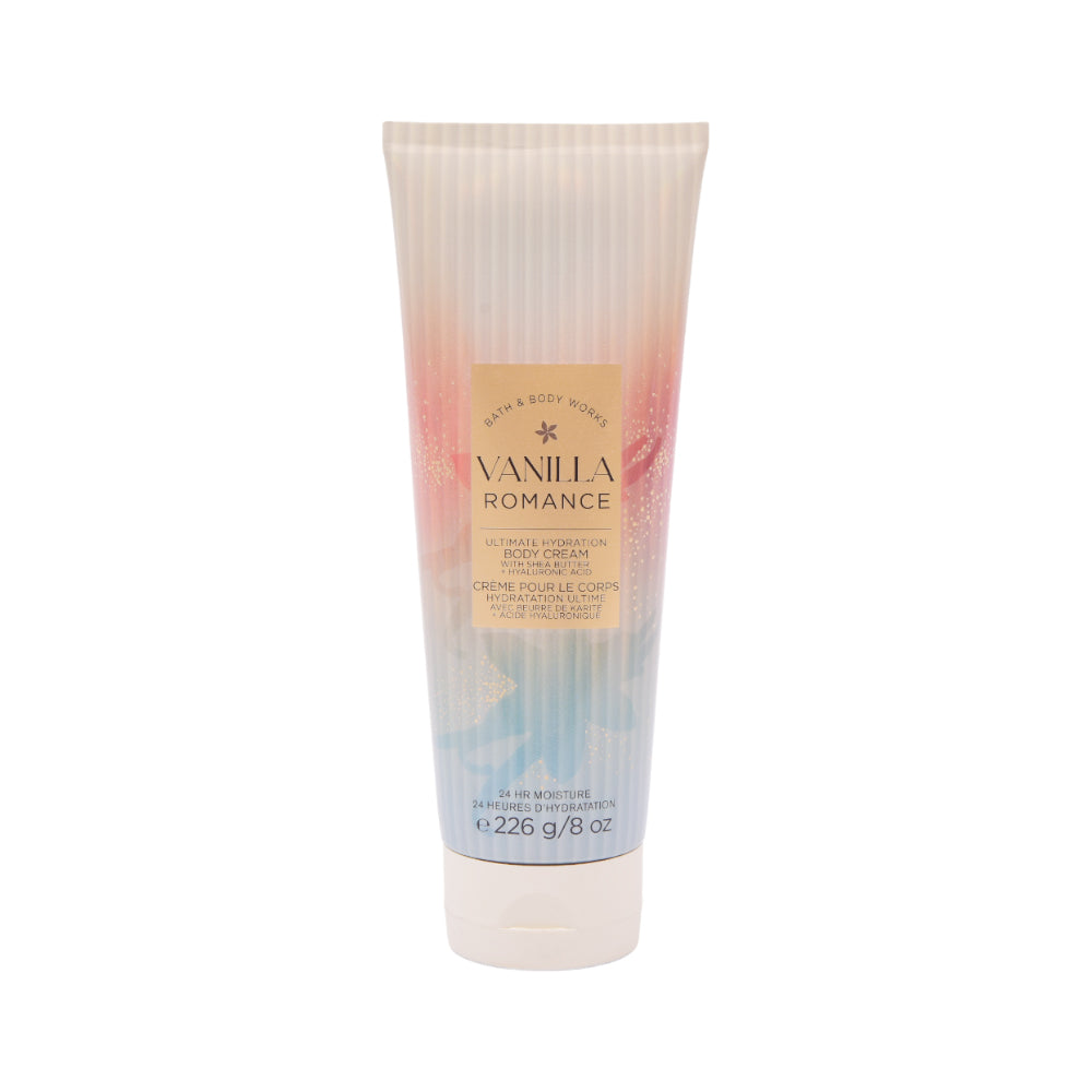 BBW BODY CREAM VANILLA ROMANCE 226G Default Title - MamasJan Makeup