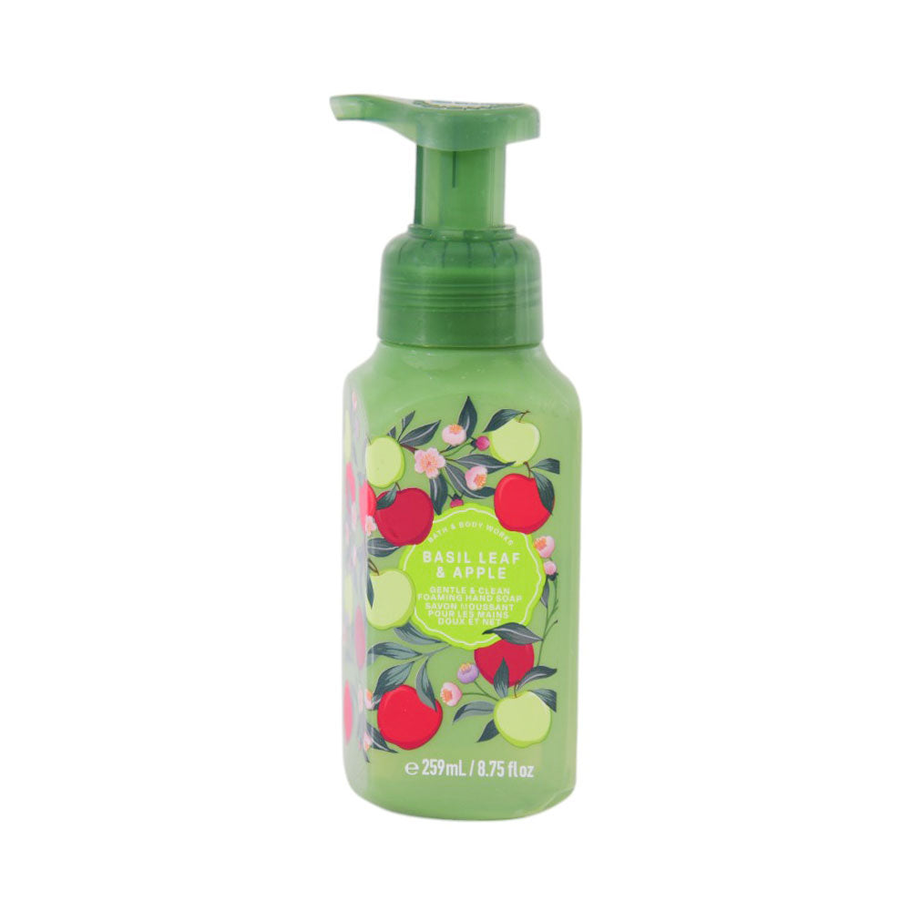 BBW BODY GENTLE & CLEAN FOAMING HAND SOAP BASIL LEAF & APPLE Default Title - MamasJan Makeup