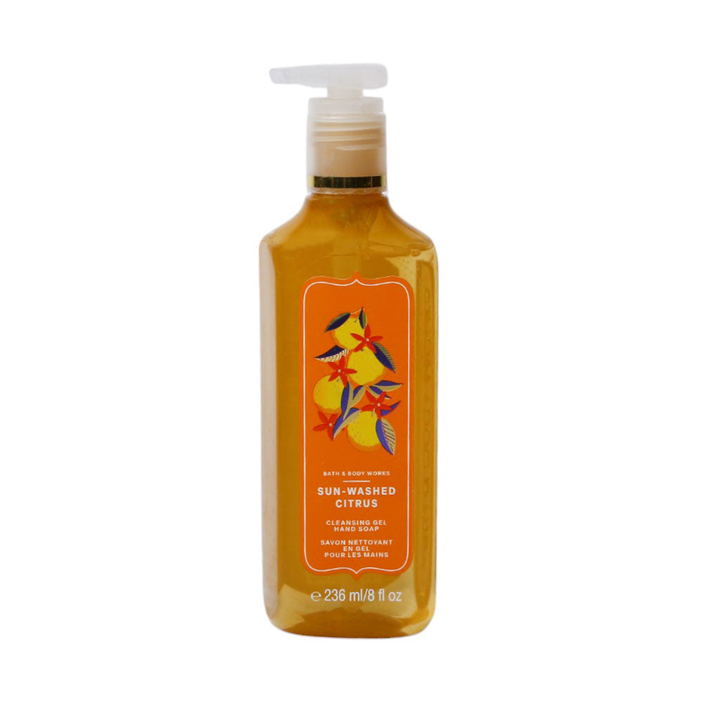 BBW BODY CLEANSING GEL HAND SOAP SUN WASHED CITRUS 236 ML Default Title - MamasJan Makeup