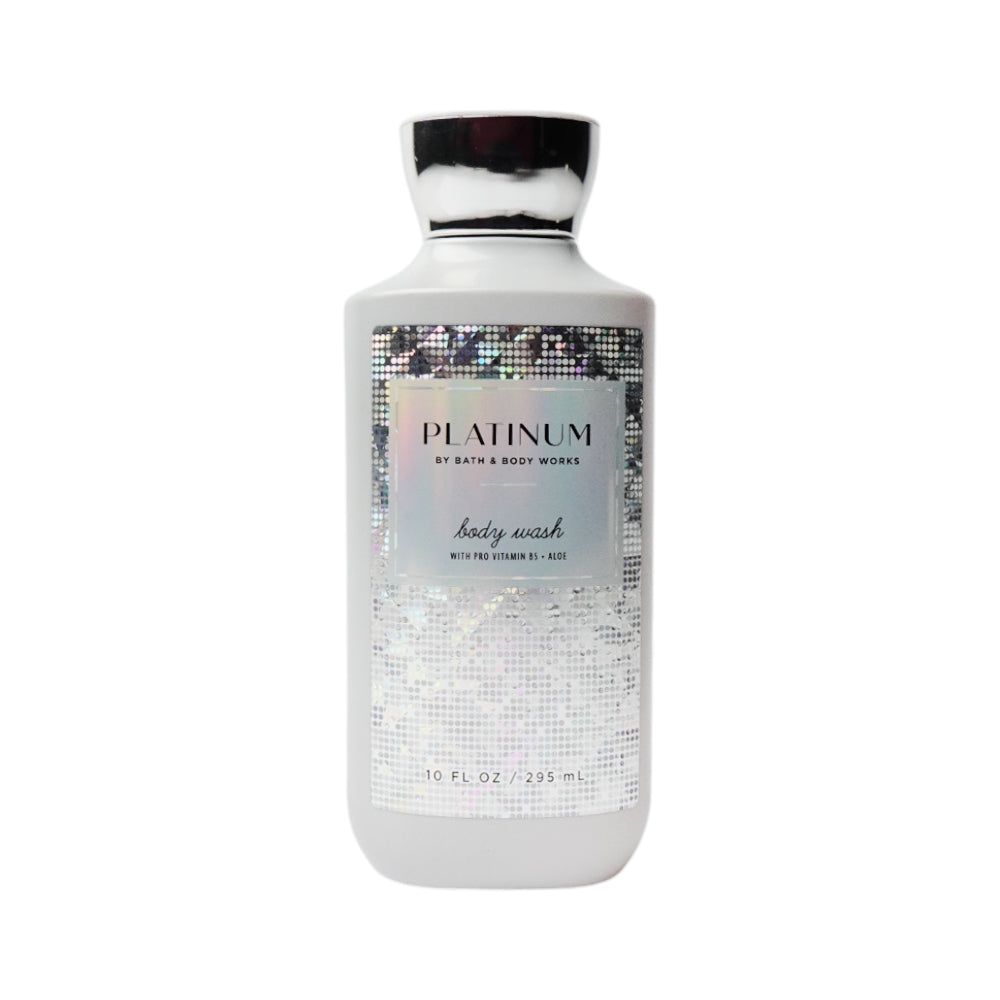 BBW BODY WASH PLATINUM 295ML Default Title - MamasJan Makeup