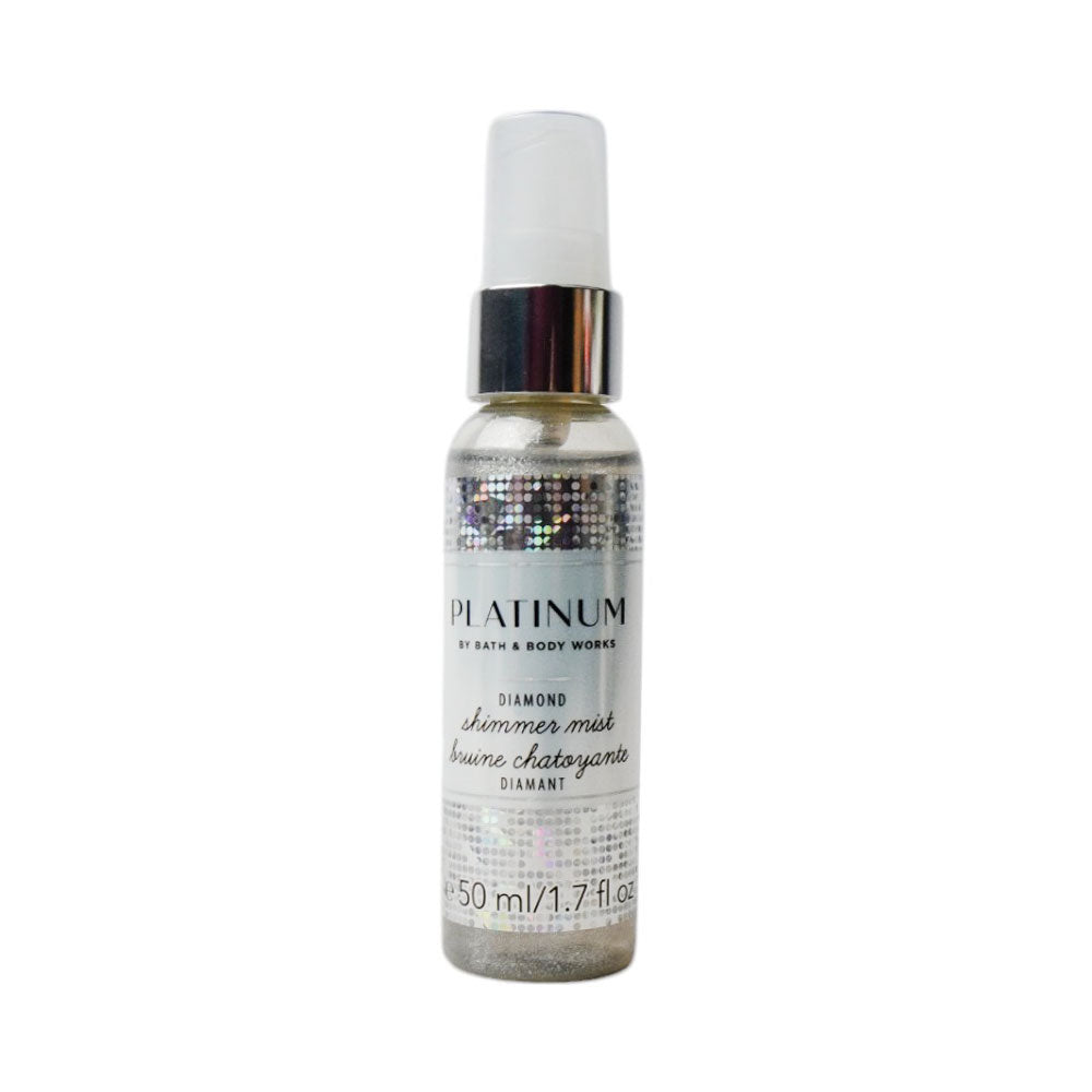 BATH & BODY WORKS DIAMOND SHIMMERT MIST PLATINUM 50ML Default Title - MamasJan Makeup