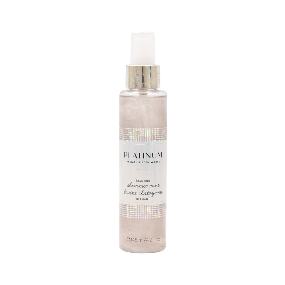 BBW DIAMOND SHIMER MIST PLATINUM 145ML Default Title - MamasJan Makeup